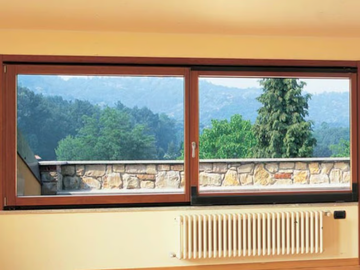 PASSIVE 120 - Aluminium and wood parallel tilt-and-slide door by CARMINATI SERRAMENTI - view 2